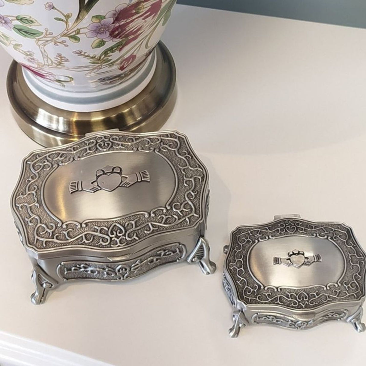 2025S Celtic Jewelry Box with Claddagh Engraved Creative Irish Gifts