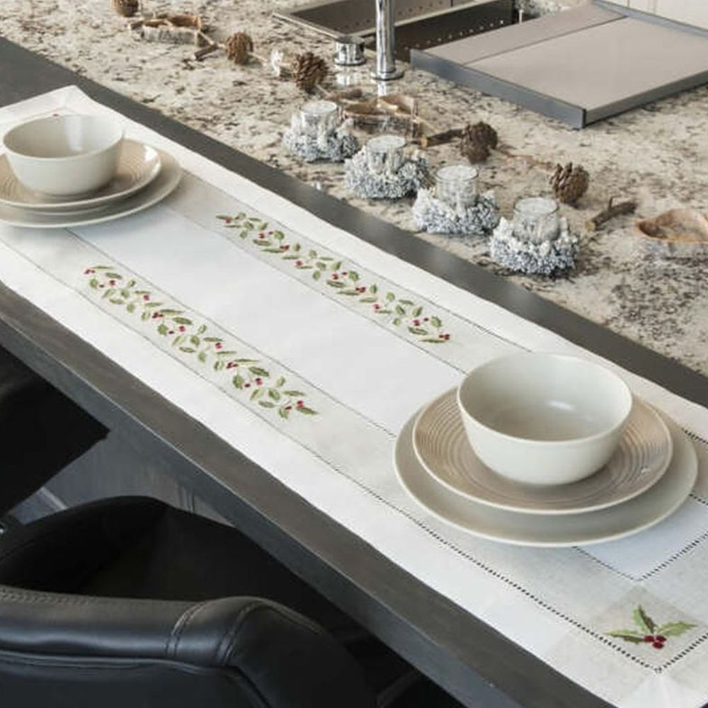 Irish Linen Table Runner Lifestyle Creative Irish Gifts