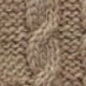 Women's Long Irish Cable Knit Coat