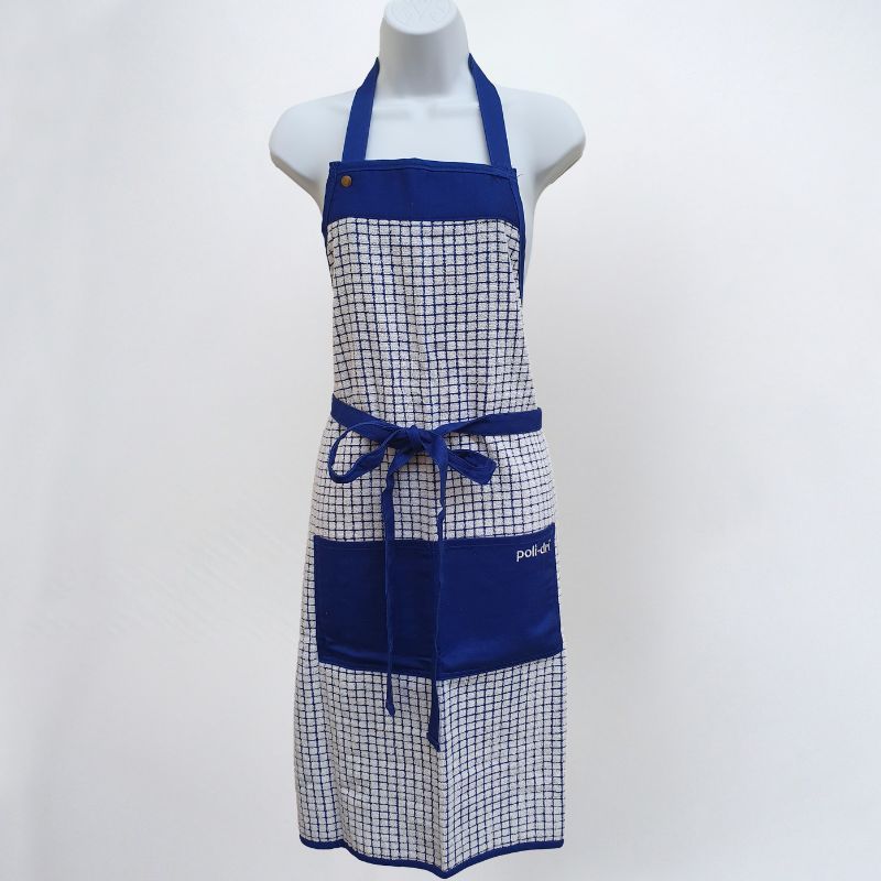 Irish Cotton Poli-Dri Apron in Blue studio Creative Irish Gifts