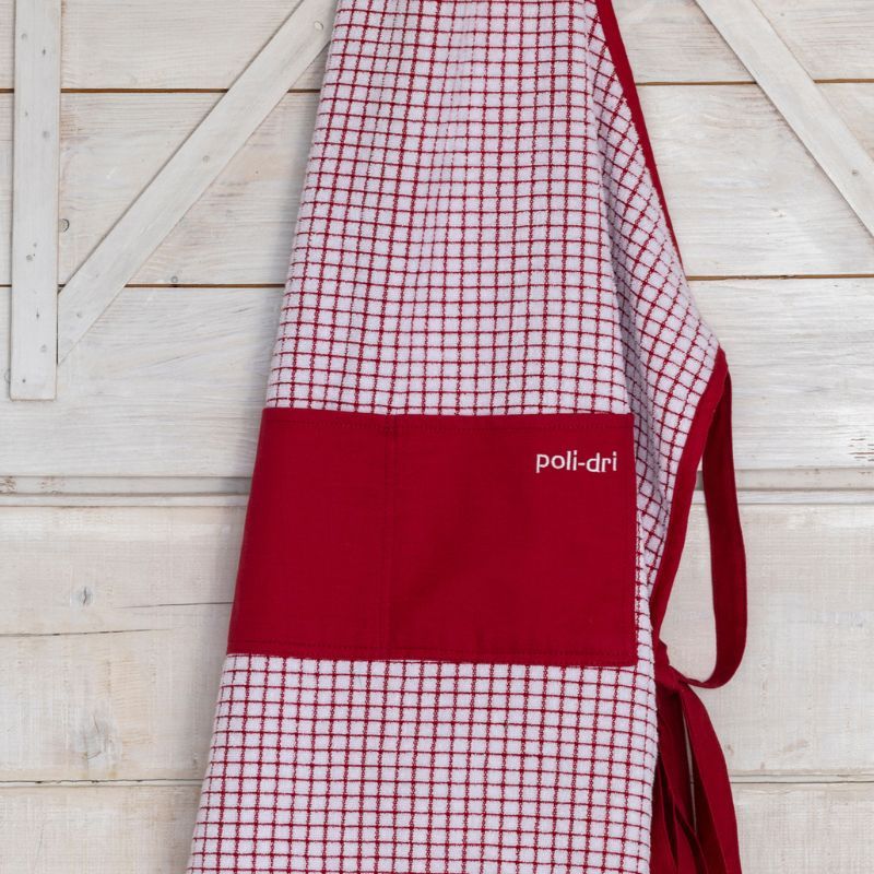 Irish Cotton Poli-Dri Apron in Red Creative Irish Gifts