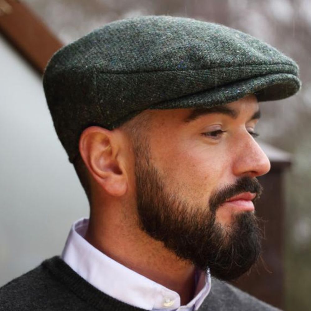 Men's Classic Irish Wool Tweed Flat Cap Creative Irish Gift