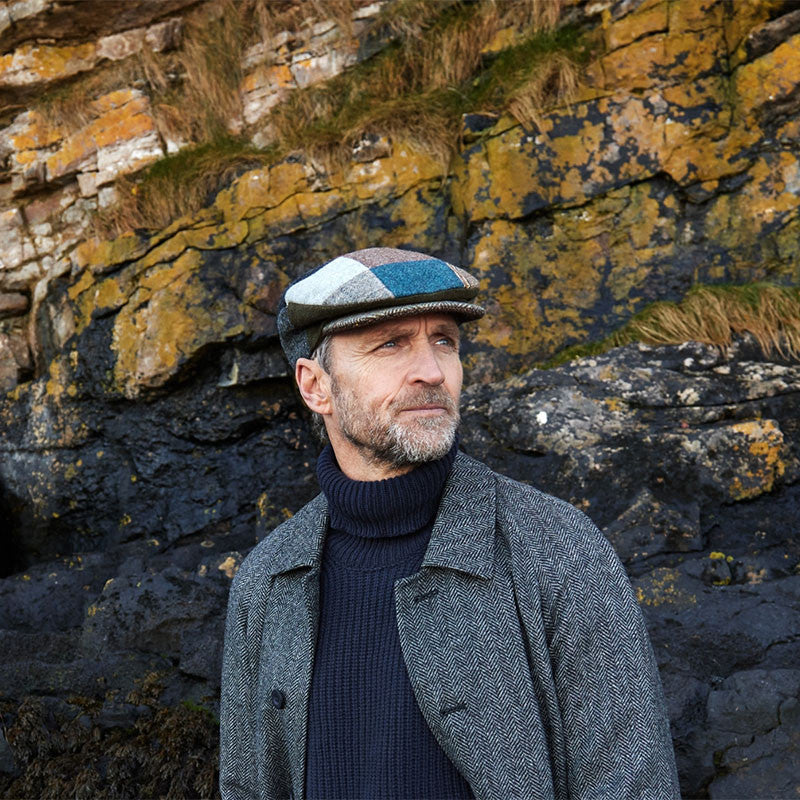 Men's Classic Irish Wool Tweed Flat Cap