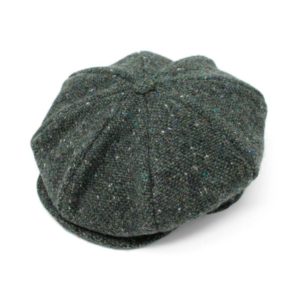Men's Irish Woollen Tweed Newsboy Cap Green Creative Irish Gift