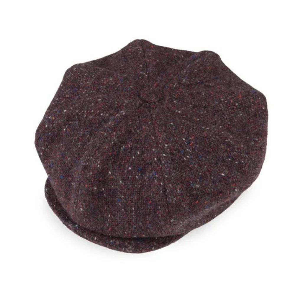 Men's Irish Woollen Tweed Newsboy Cap Maron Creative Irish Gift