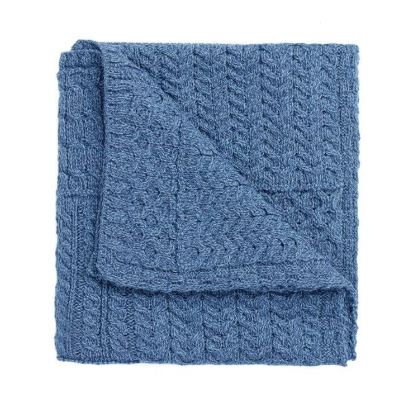 Aran Knit Patchwork Blanket Studio Creative Irish Gifts