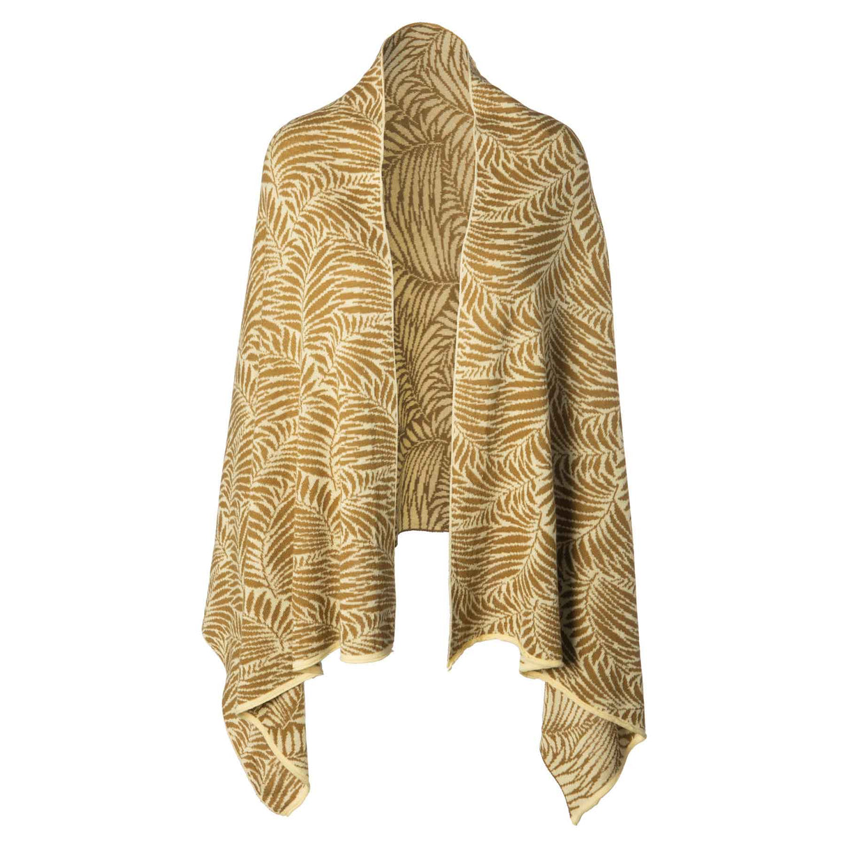 Newgrange Fern Wrap, Brown - Creative Irish Gifts