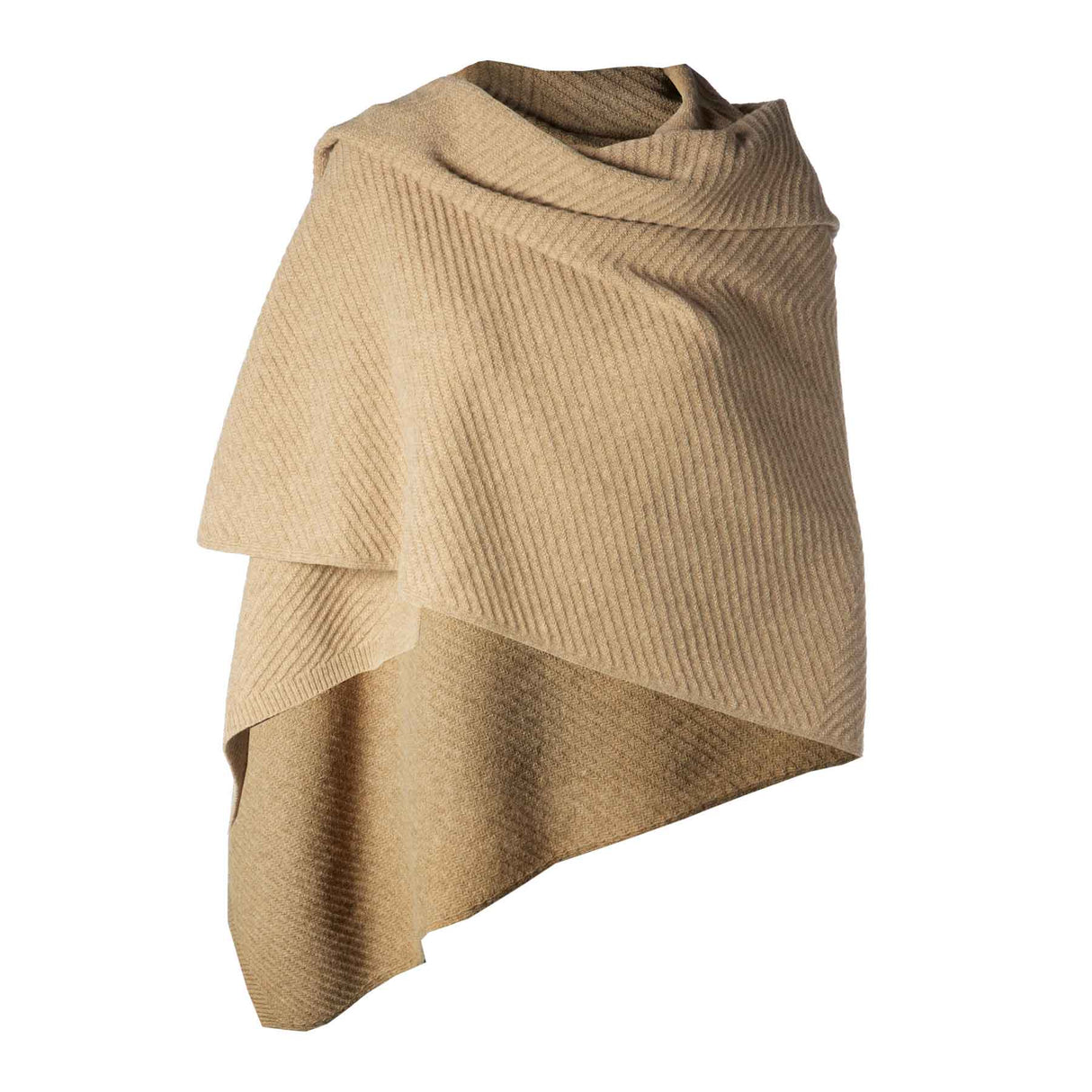 Lambswool Shawl, Camel - Creative Irish Gifts