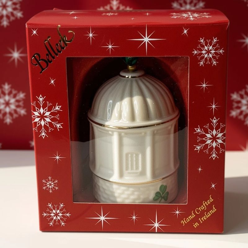 Handpainted Belleek Irish Christmas Ornament Creative Irish Gifts