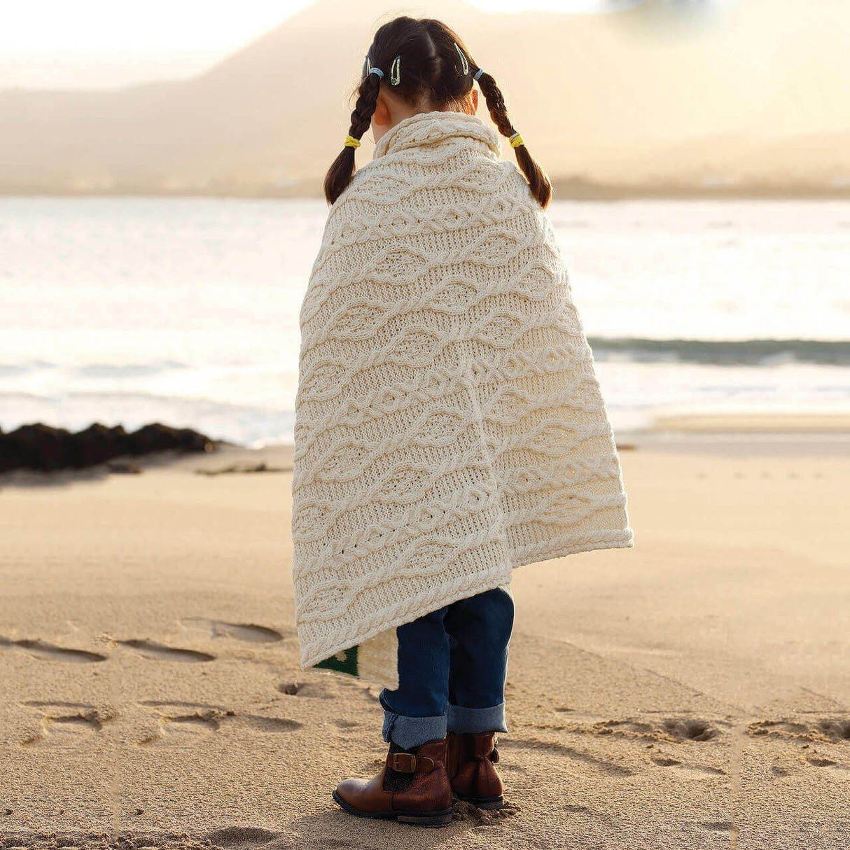 BD505 Merino Wool Irish Sheep Baby Blanket Creative Irish gift