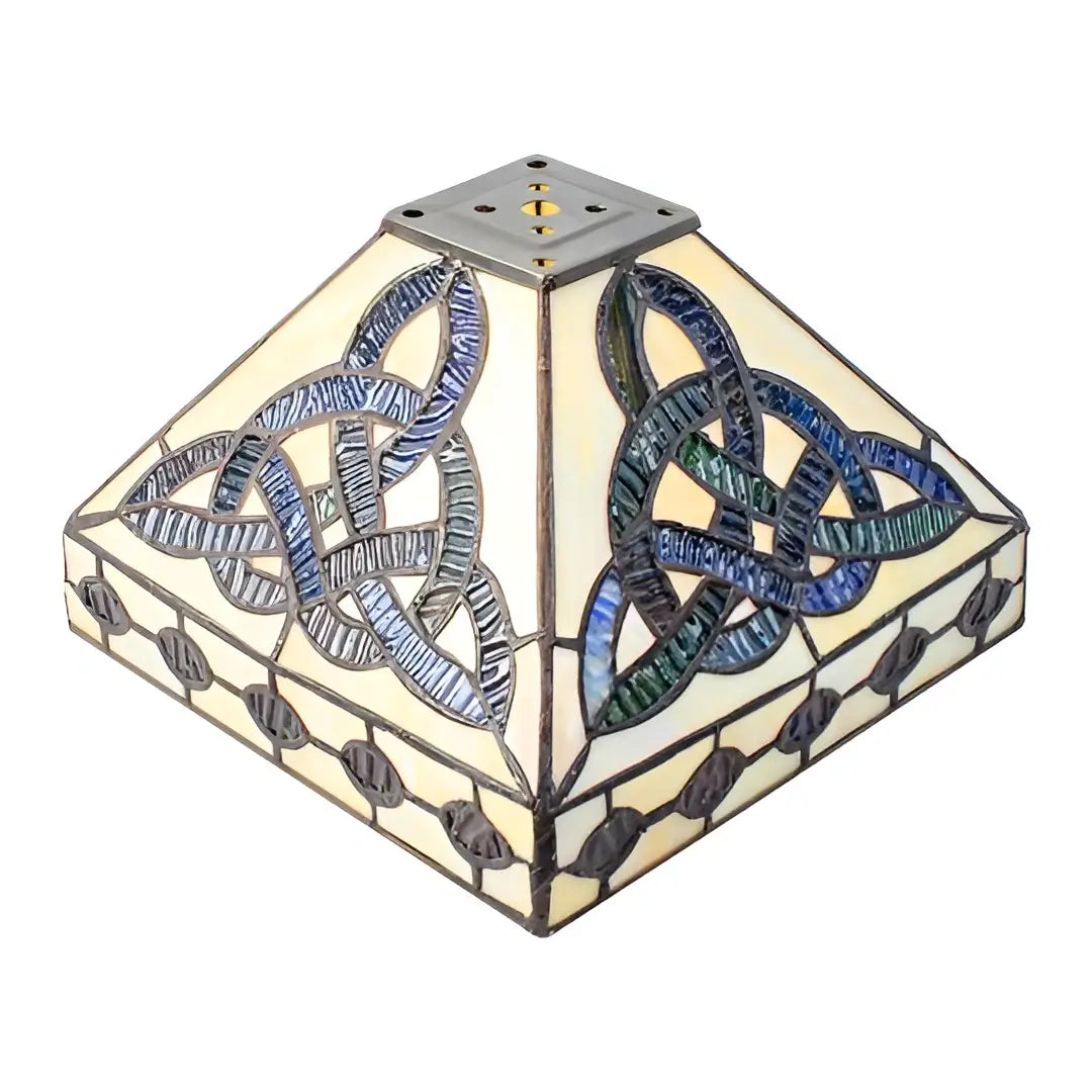 BOE649 Trinity Knot Stained Glass Lamp Creative Irish Gifts