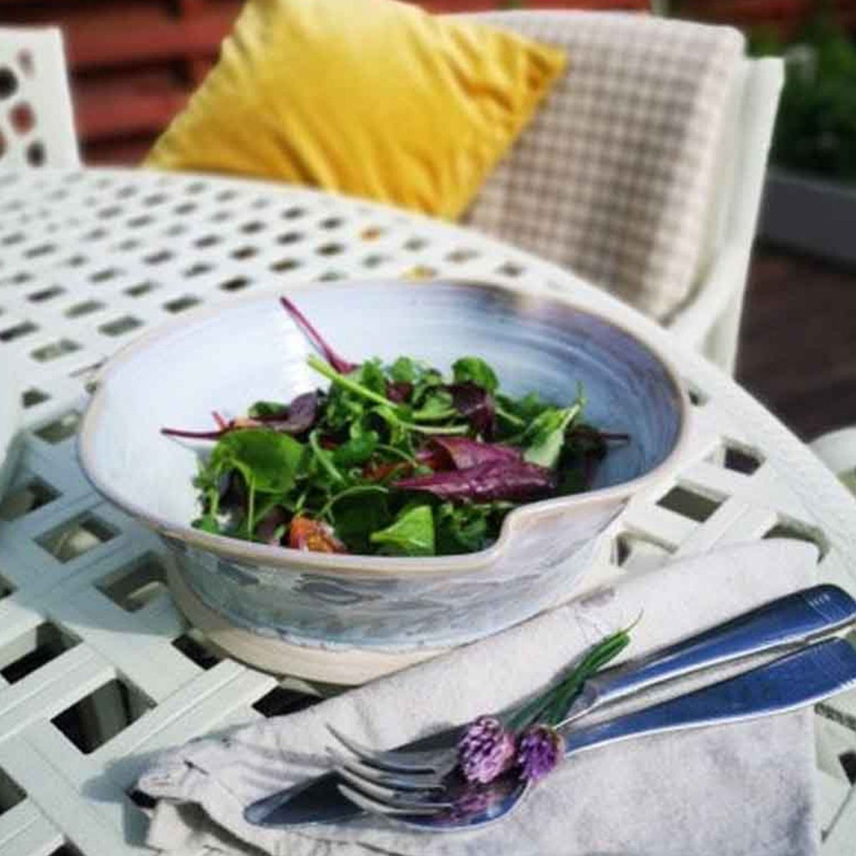 CAP-0260 Ceramic Irish Round Salad Bowl Creative Irish Gifts