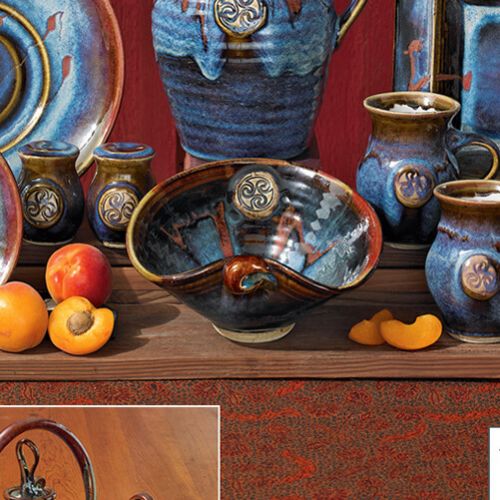CDR-D9 Handcrafted Celtic Inspired Round Bowl Creative Irish Gifts