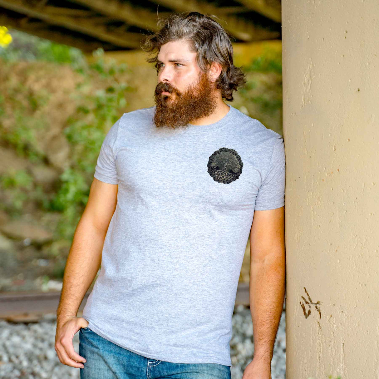 Tree of Life and Stag Tshirt - Creative Irish Gifts