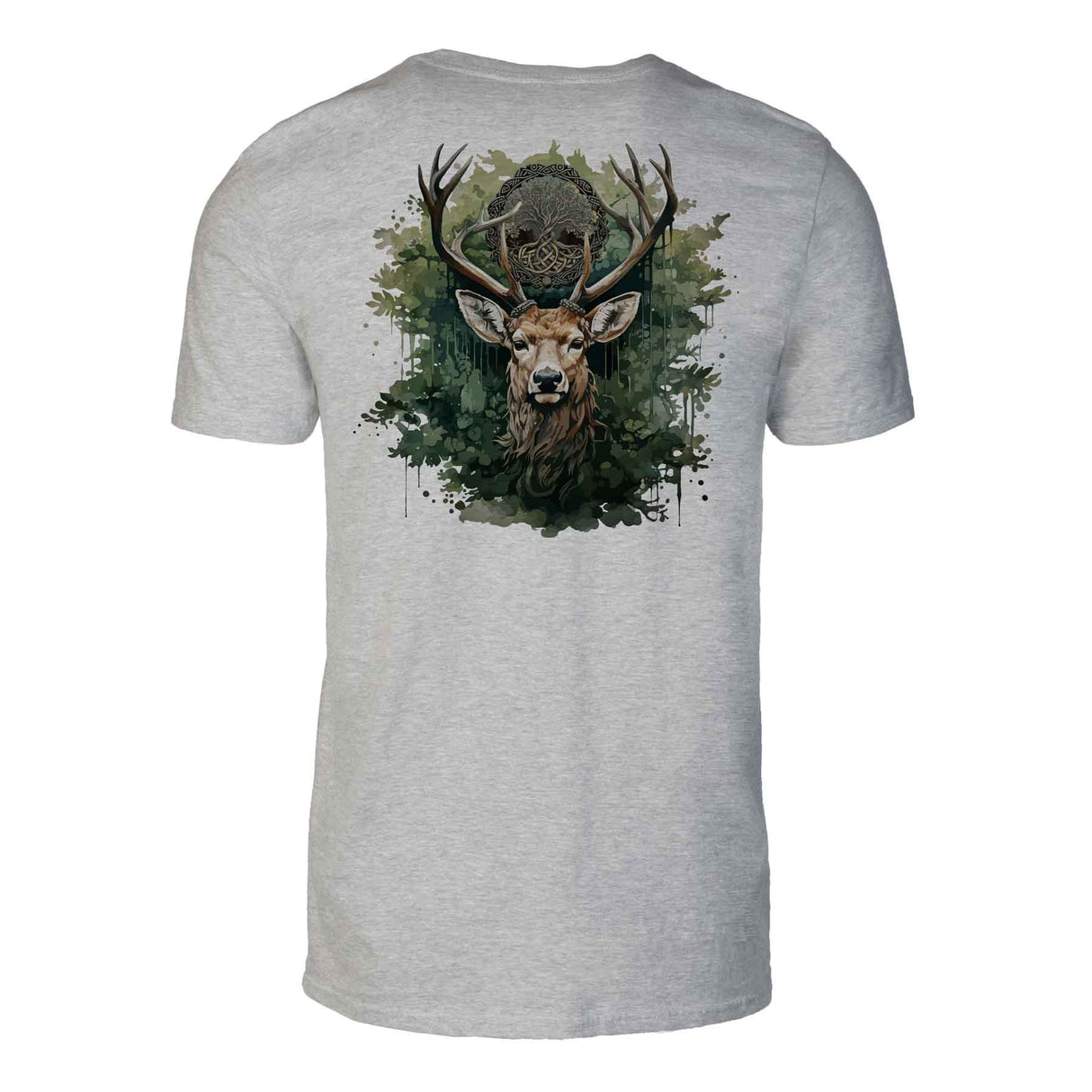 Tree of Life and Stag Tshirt - Creative Irish Gifts