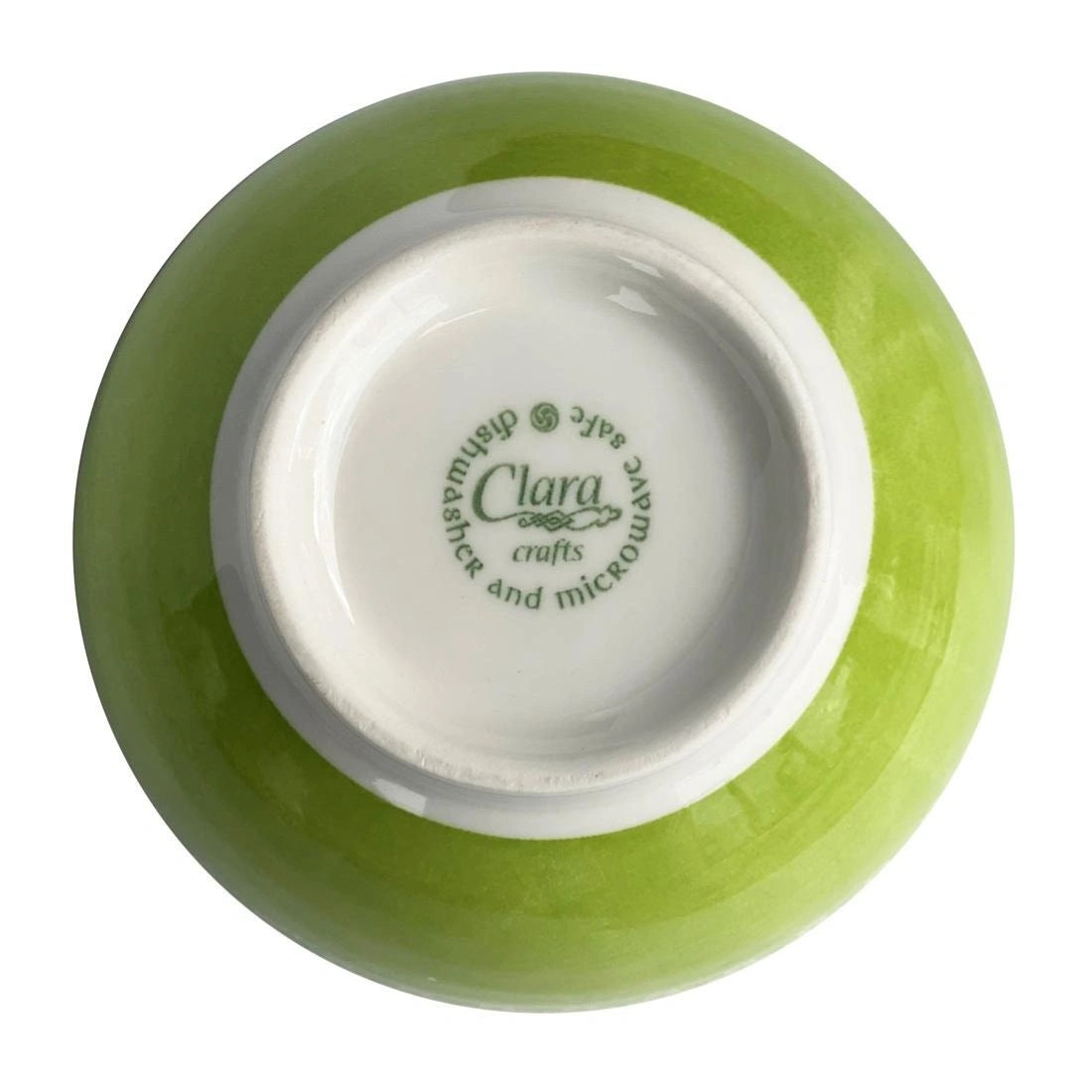CL-104-213 Shamrock Spiral Bowl Back Creative Irish Gifts
