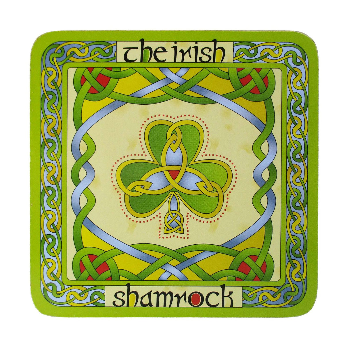 CL-73-20 Cork Back Ireland Coasters Irish Shamrock Creative Irish Gifts