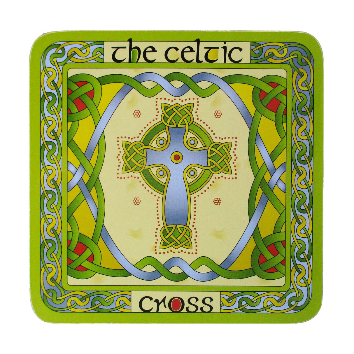 CL-73-20 Cork Back Ireland Coasters Celtic Cross Creative Irish Gifts