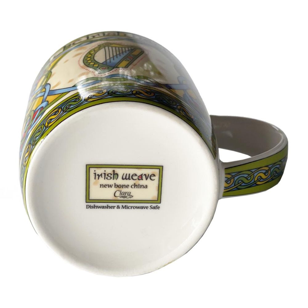 CL-73-5-New Bone China Irish Harp Mug Creative Irish Gifts.com