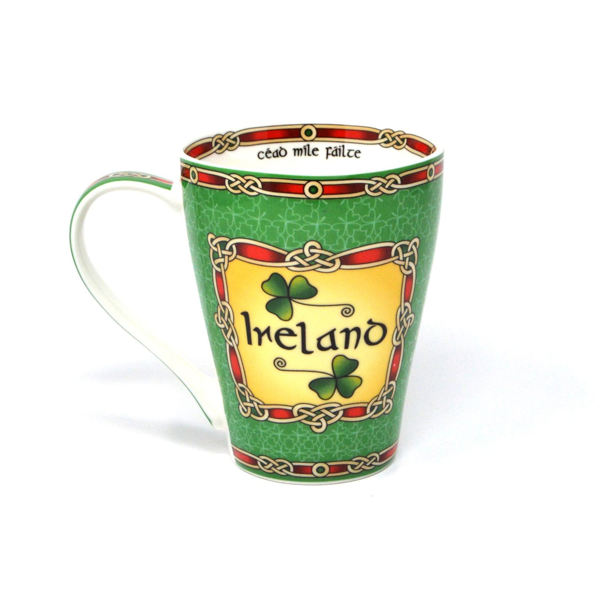 CL-78-2 Bone China Cead Mile Failte Irish Mug CreativeIrish.com