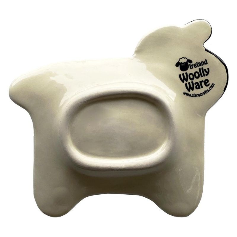 CL-97-Woolly Ware Handpainted Ceramic Irish Sheep back view Creative Irish Gifts