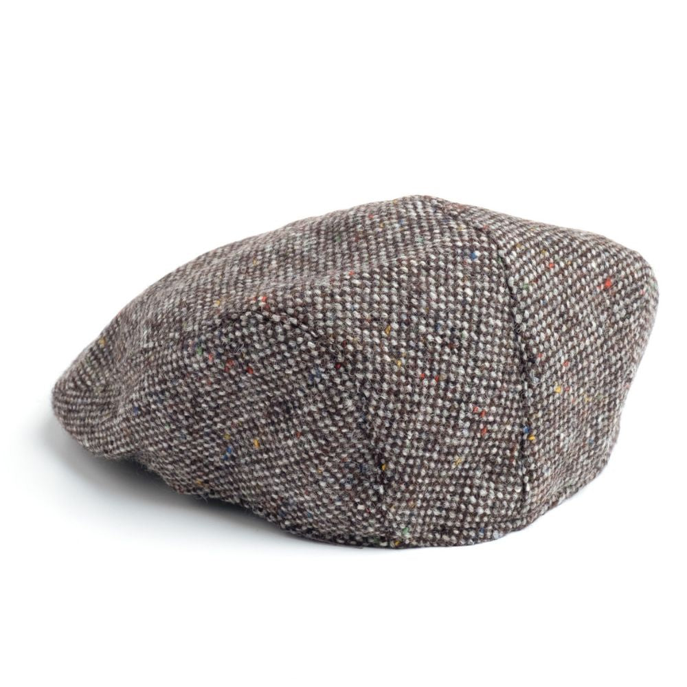 DTC2-411B Men's Handcrafted Donegal Tweed Driving Cap Creative Irish Gift