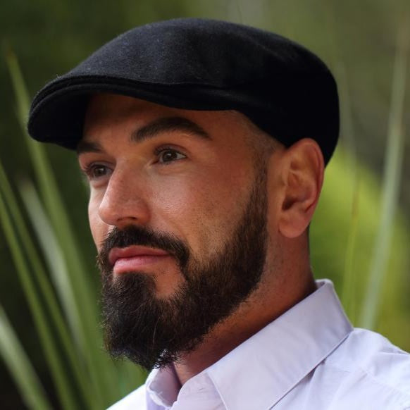 Men's Handcrafted Donegal Tweed Driving Cap
