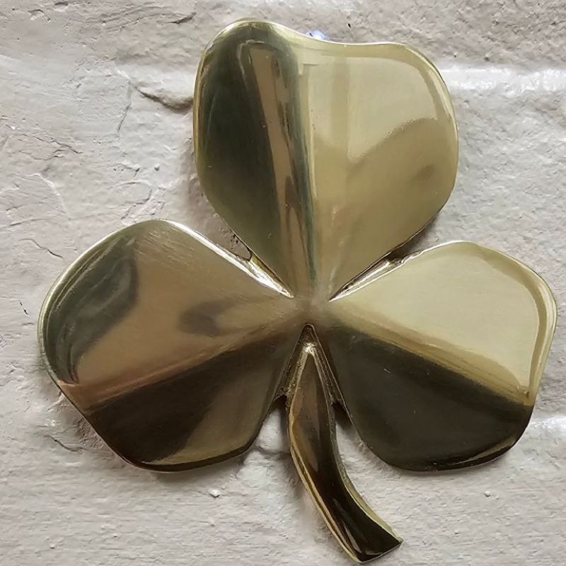 Irish Shamrock Shaped Wall Decor with Blessing Wedding Blessing Creative Irish Gift