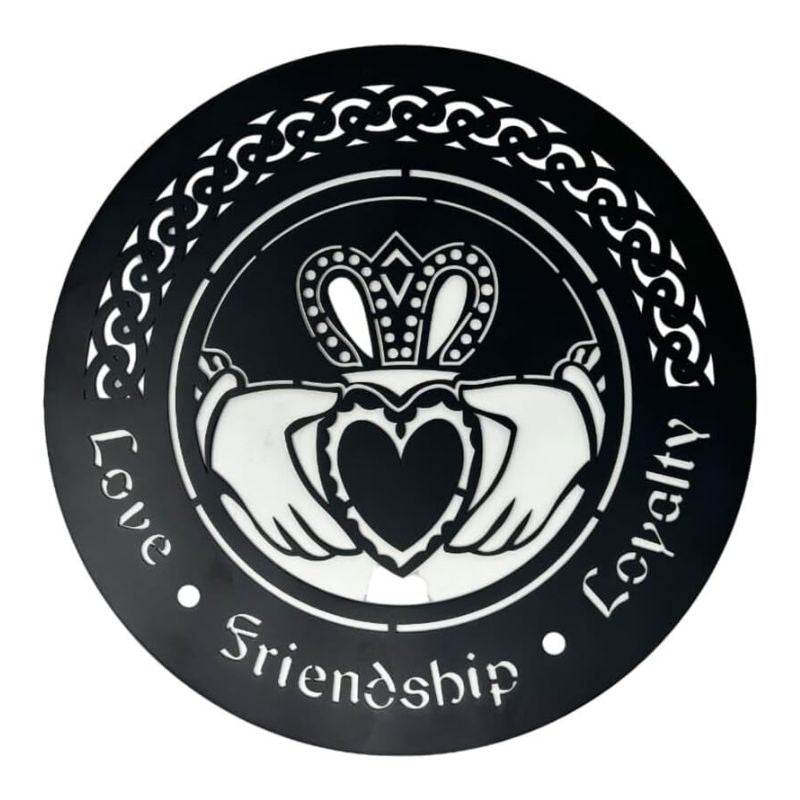 Claddagh Wall Hanger, Black Creative Irish Gifts