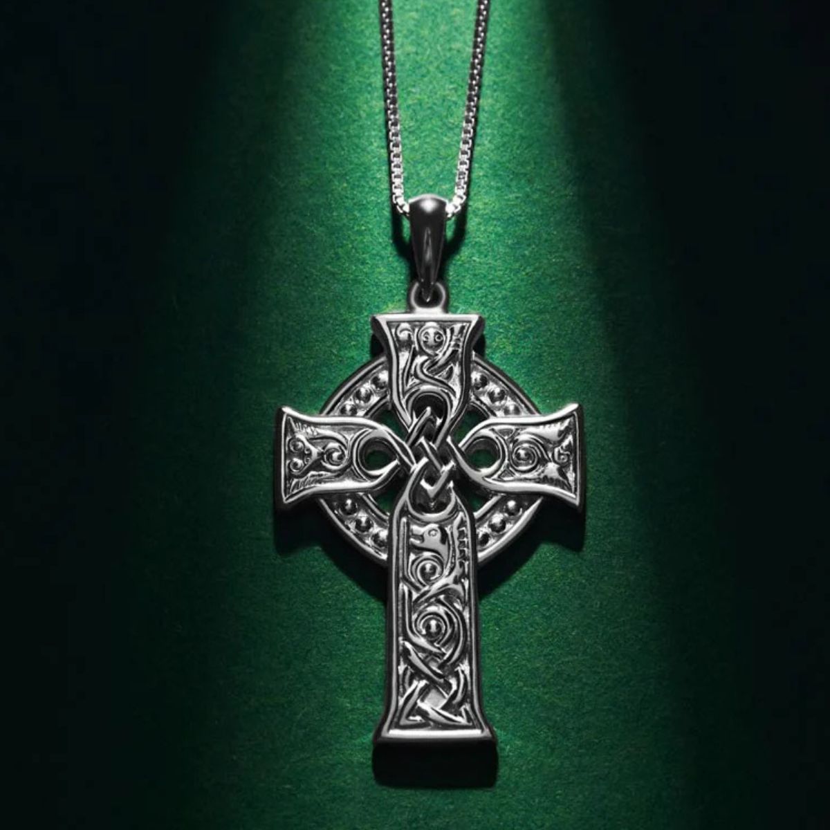 Four Apostles Celtic Cross Necklace - Creative Irish Gifts