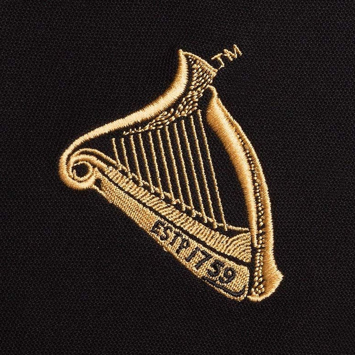 G2066 Men's Official Guinness Polo Shirt, Black Creative Irish Gifts.com