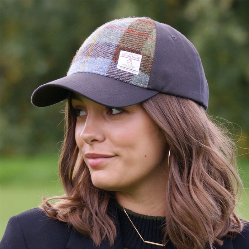 Handwoven Scottish Harris Tweed Baseball Cap Creative Irish Gift