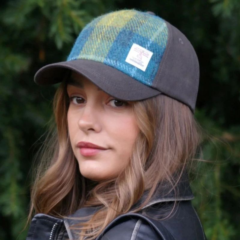 Handwoven Scottish Harris Tweed Baseball Cap Creative Irish Gift