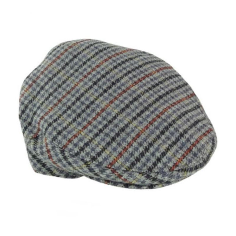 Men's Harris Tweed Plaid Flat Cap Tweed 2 Creative Irish Gifts
