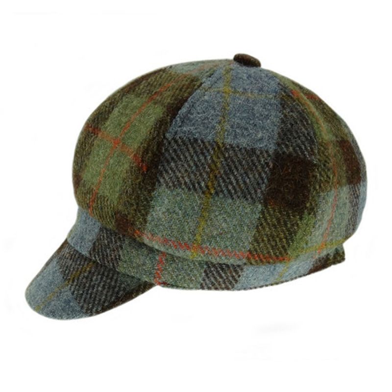 Ladies Harris Tweed 8-Piece Hat Macleod Tartan Creative Irish Gift