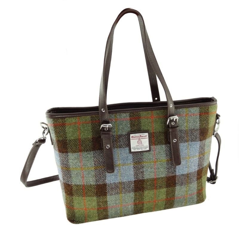 Ladies Harris Tweed Large Shoulder Bag, Macleod Creative Irish Gift