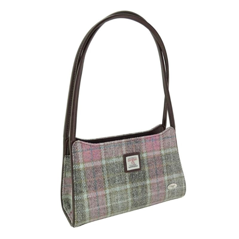 Glen Appin Harris Tweed Shoulder Bag Soft Pink Creative Irish Gifts
