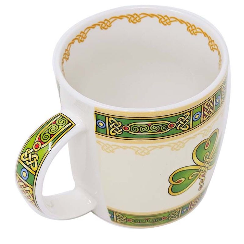 GS-CL-299-437 Bone China Celtic Shamrock Coffee Mug Creative Irish Gifts