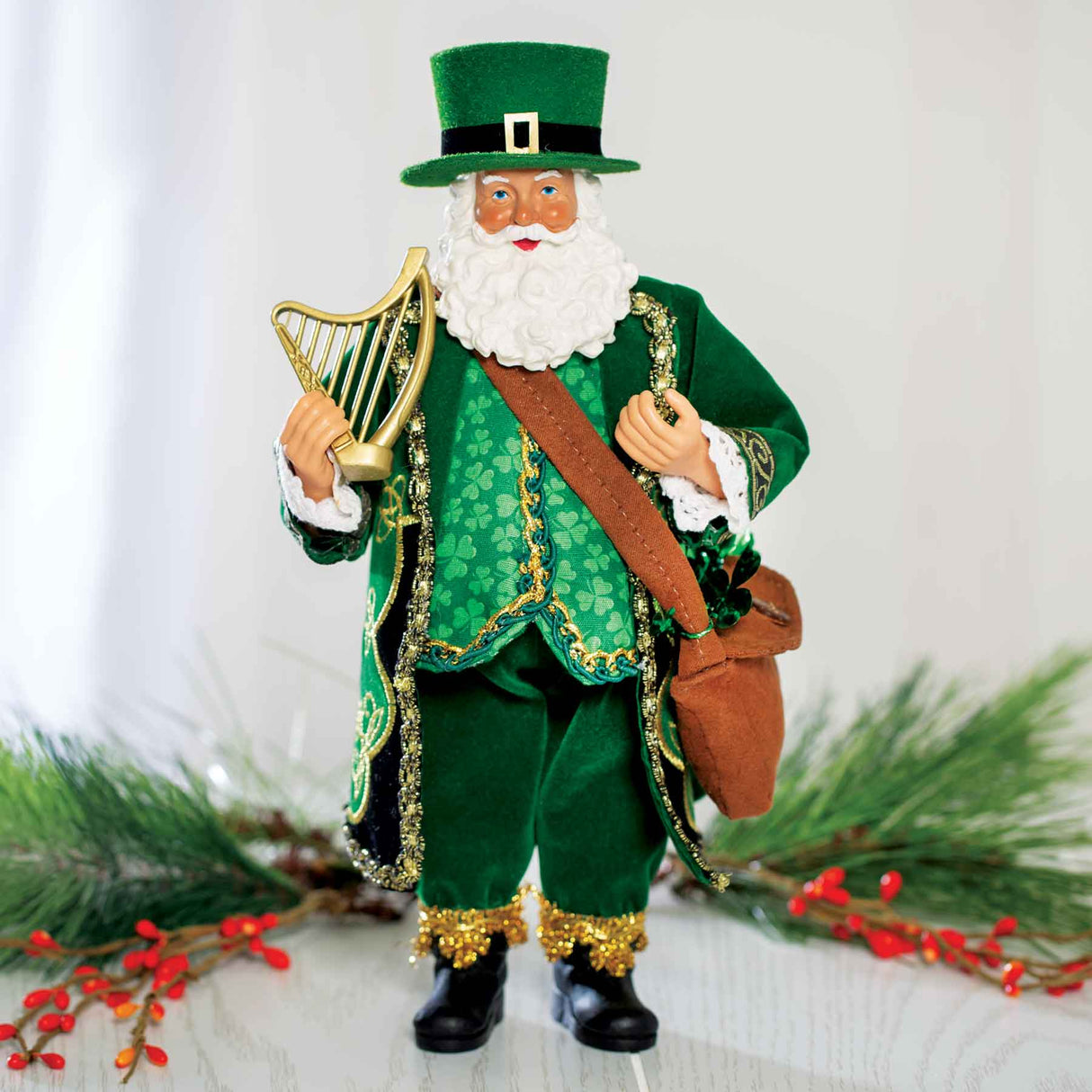 Santa's Workshop 10" Irish Gentleman Santa - Creative Irish Gifts