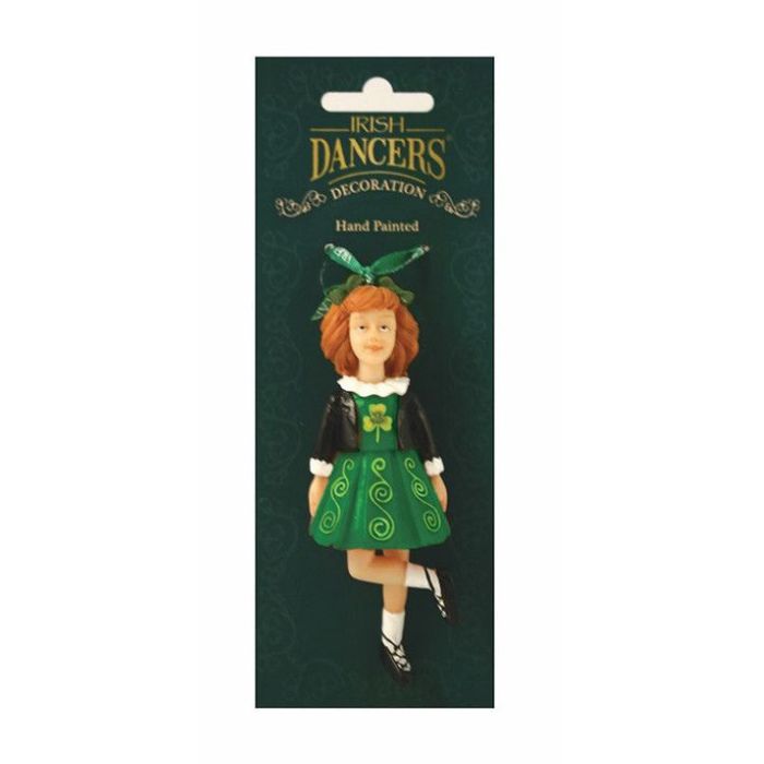 HG809 Hand Painted Irish Dancer Hanging Decoration Creative Irish Gifts.com