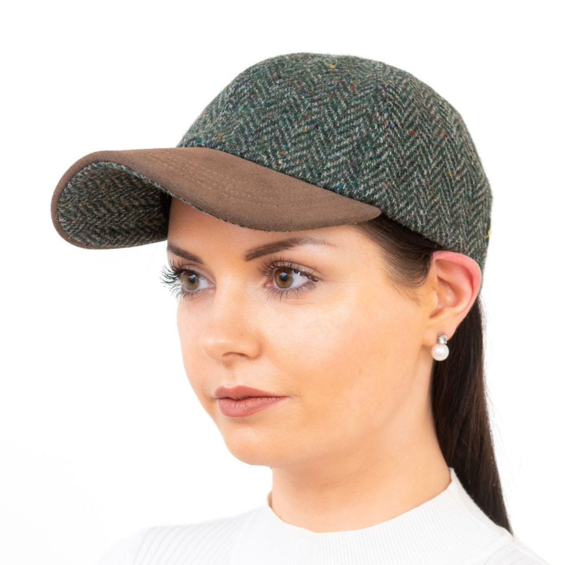 Men's Traditional Irish Wool Baseball Cap Green Creative Irish Gift