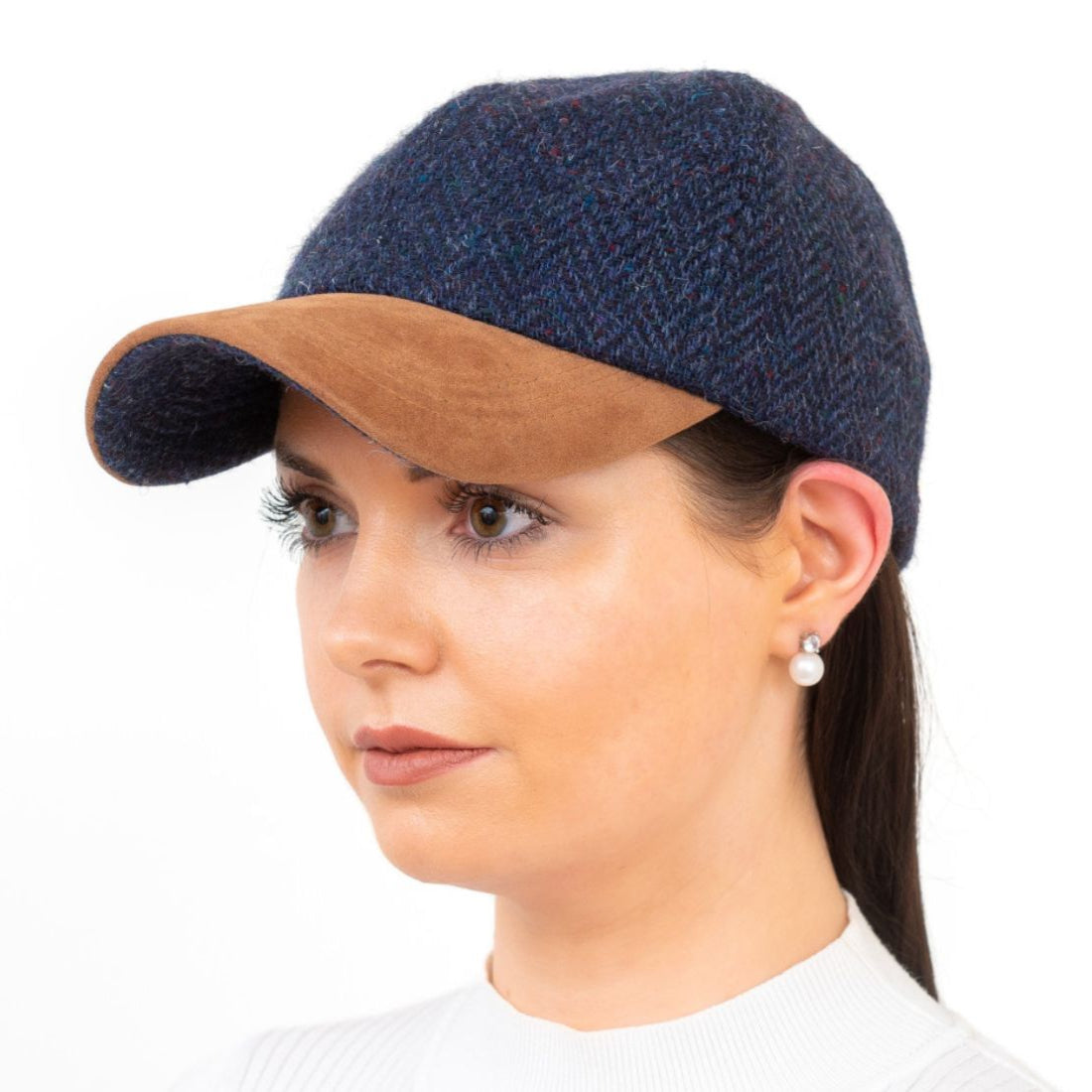 Men's Traditional Irish Wool Baseball Cap Navy Creative Irish Gift