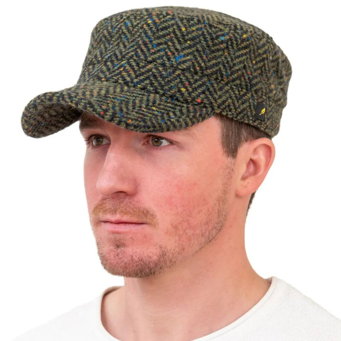 Men's County Kerry Irish Tweed Cadet Hat Green Creative Irish Gift