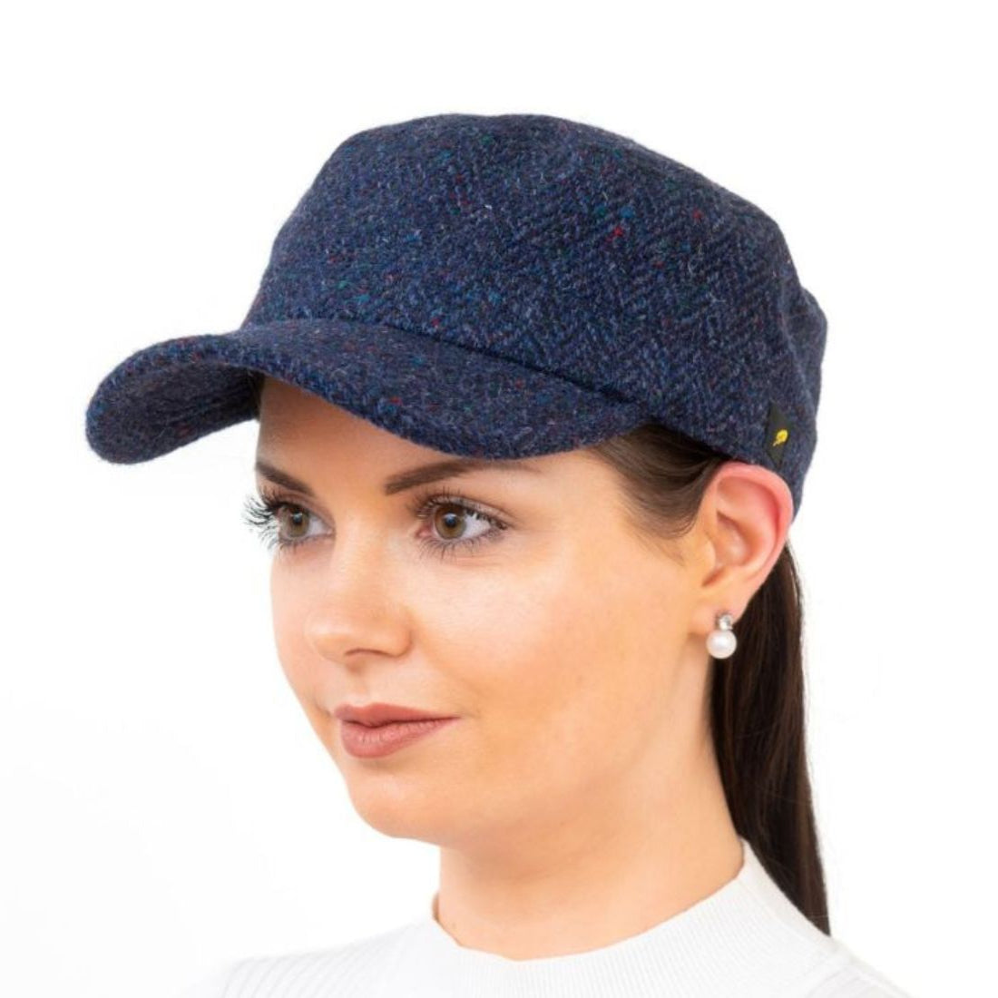 Authentic Dongeal Tweed Irish Cadet Hat Navy Creative Irish Gift