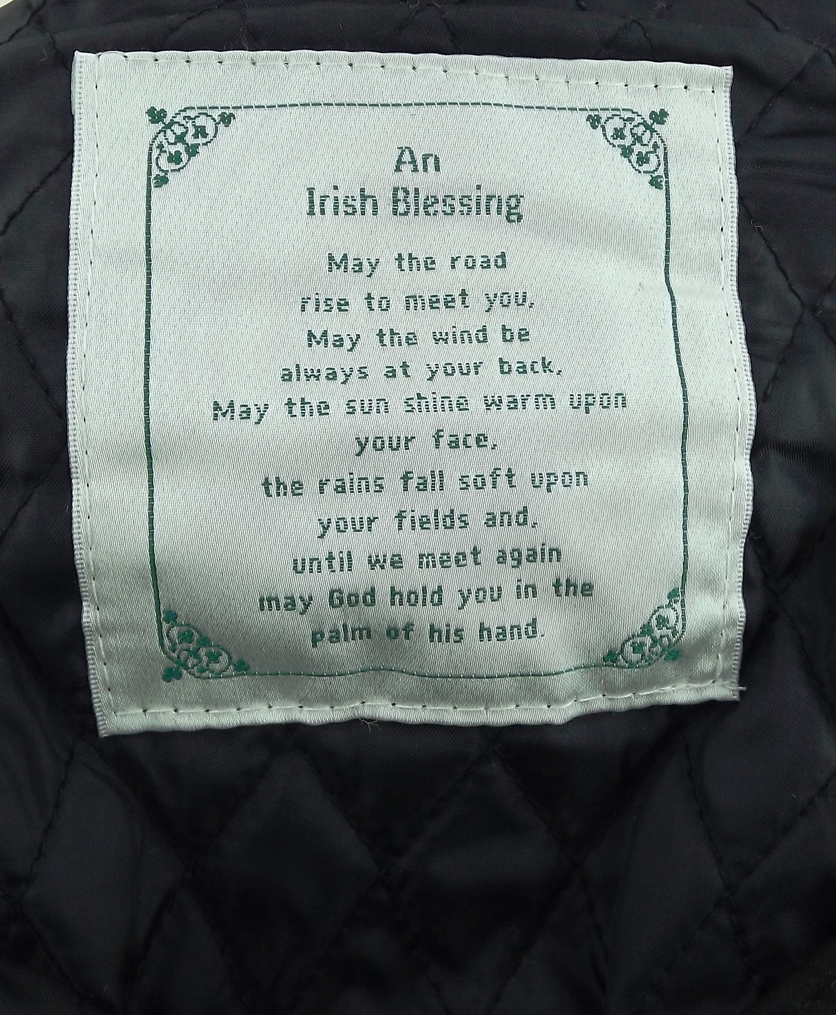Irish Blessing Patchwork Flat Cap - Creative Irish Gifts