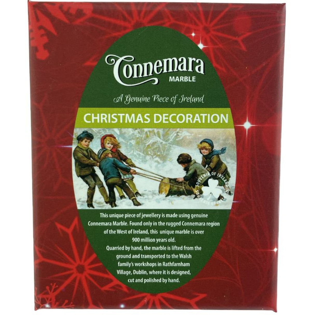 JCW-43323 Angel Charm Connemara Marble Christmas Decoration Creative Irish Gifts