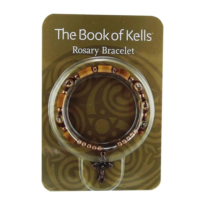 JCW-RB82202 Handcrafted Irish Rosary with Silver-tone Charm Creative Irish Gifts