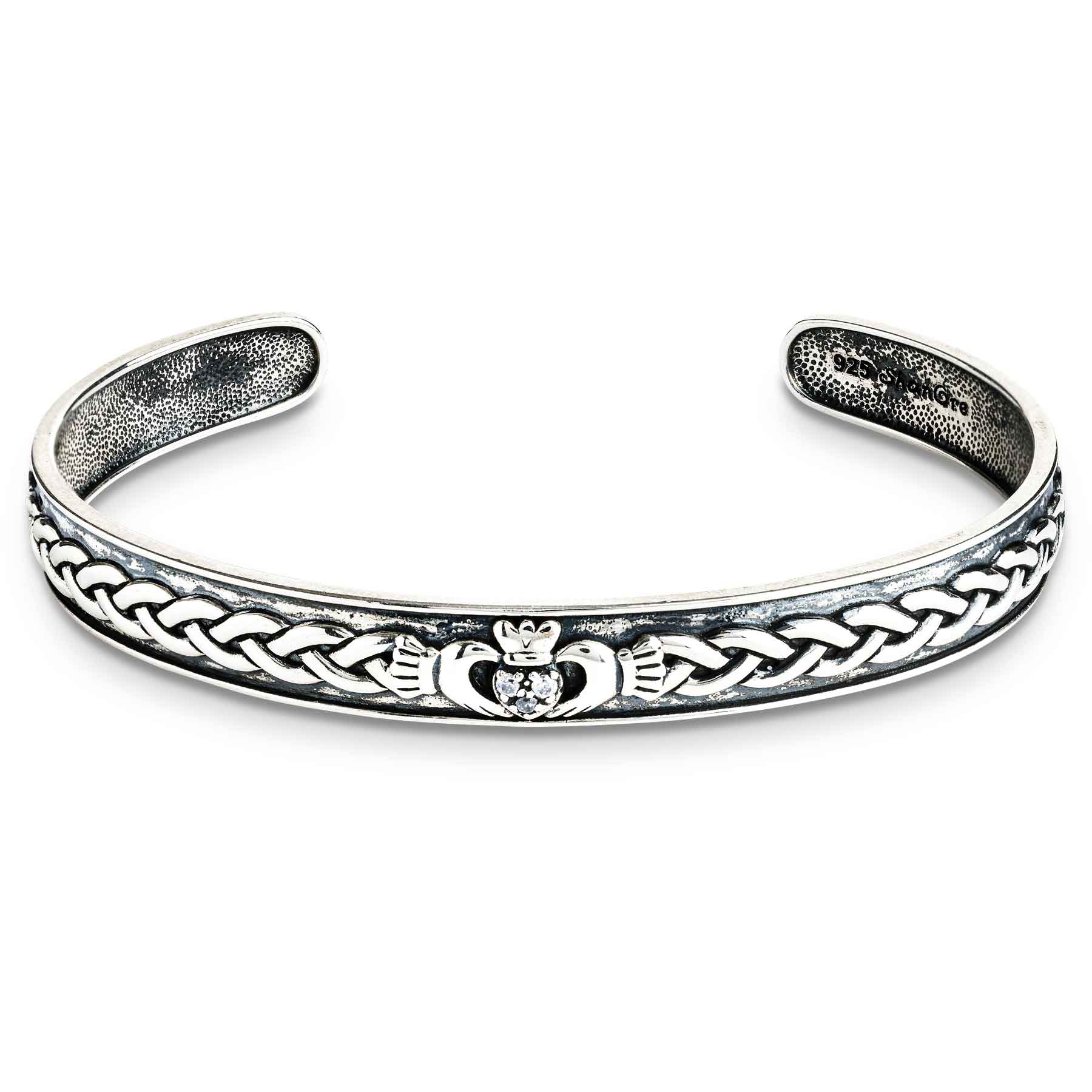Celtic Claddagh Cuff Bracelet Creative Irish Gifts