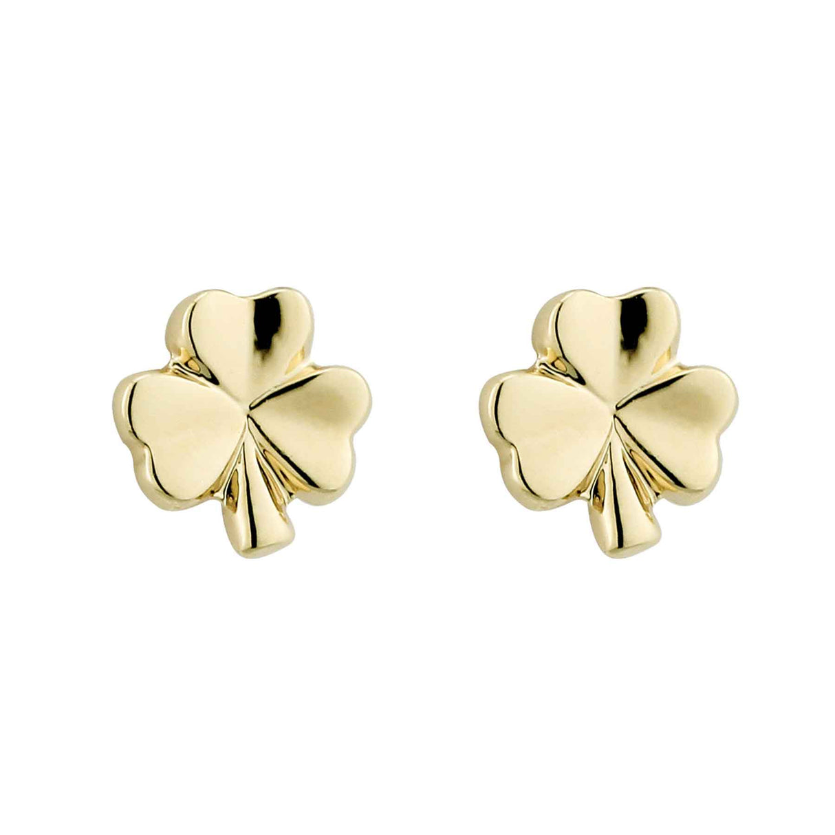 Copy of Gold Plated Tiny Shamrock Stud Earrings - Creative Irish Gifts