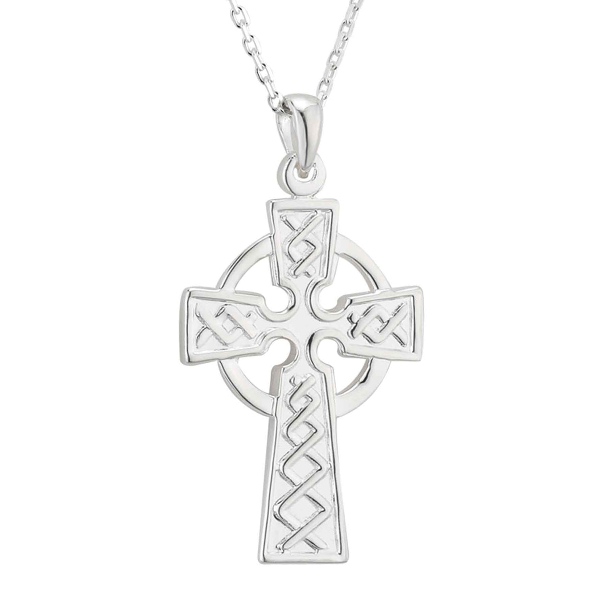 Copy of Sterling Silver Celtic Cross Necklace - Creative Irish Gifts